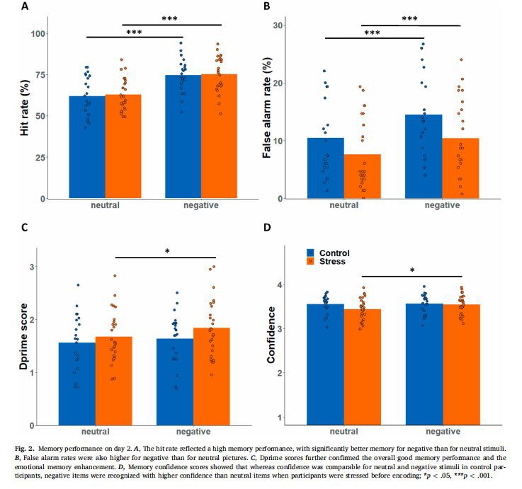 Memory performance on day