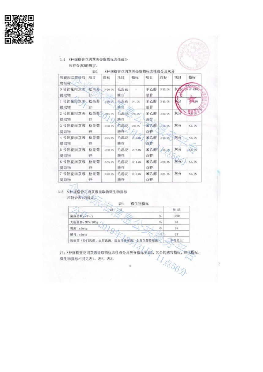 Cistanche Tubulosa Extract with 25% echinacoside and 9% acteoside Cistanche Tubulosa Extract with 25% echinacoside and 9% acteoside