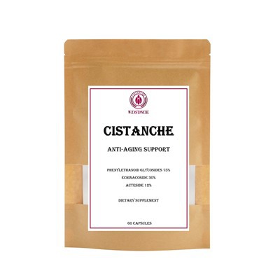 Cistanche Dietary Supplement Anti-Aging Support Phenylethanoid Glycosides 75% Echinacoside 30% Acteoside 12%