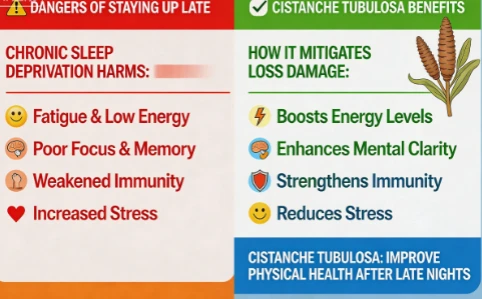 Staying Up Late Damages Your Whole Body: How Cistanche Tubulosa Extract Resto...
