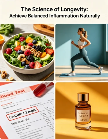 Moderate Anti-Inflammation Is The Key To Longevity: High-Active Cistanche Tub...